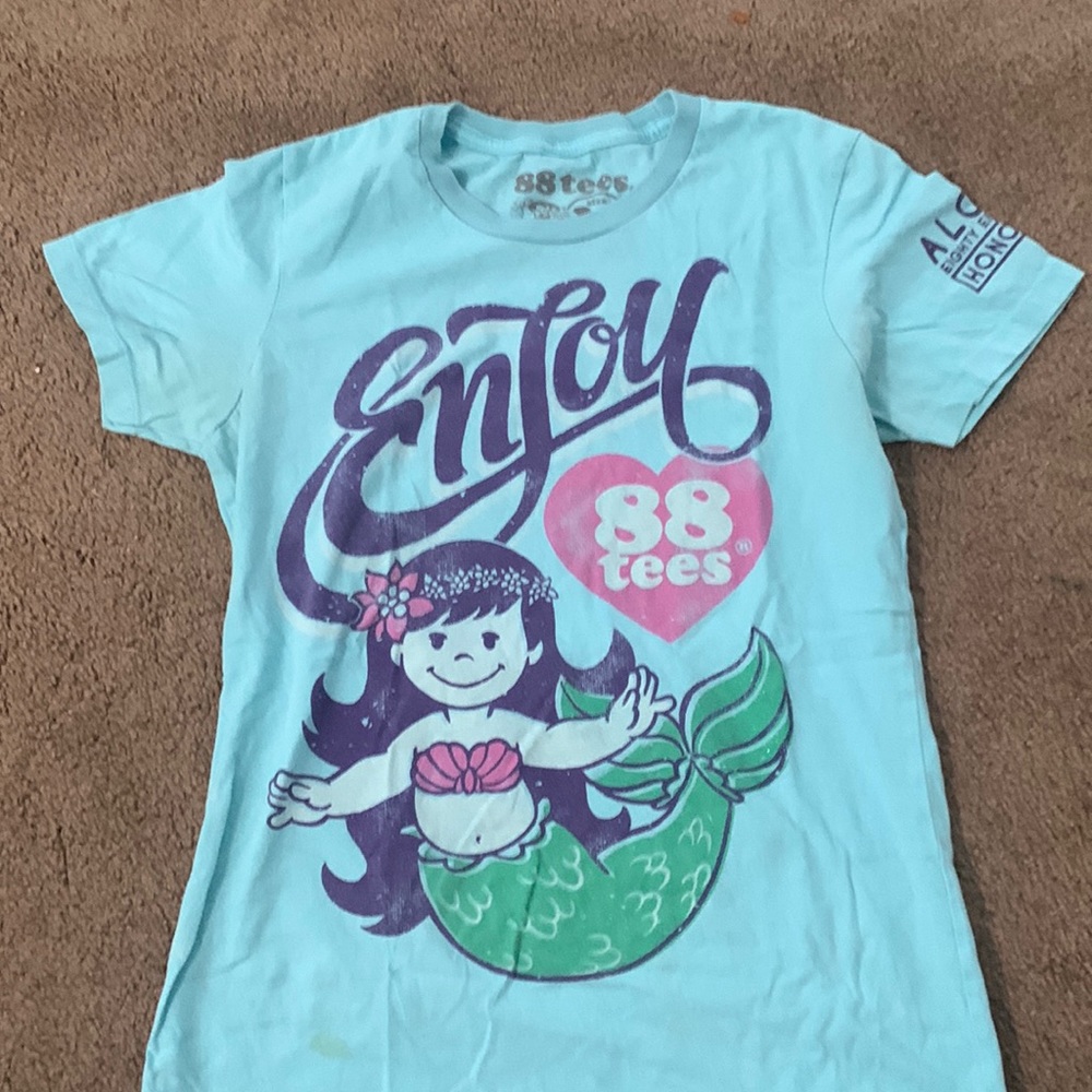 88 Tees Hawaii - Mermaid Enjoy T-Shirt - M